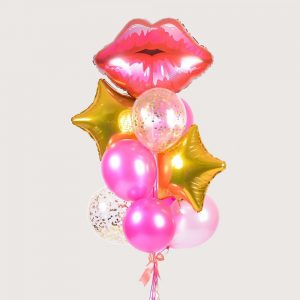 Набір гелієвих кульок "ЦЬОМЧИК"