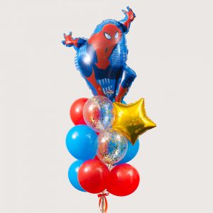 Набір гелієвих кульок "Спайдермен"