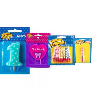 Свічки для торта "Різні"