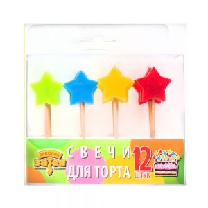 Свічки Зірочки 12шт