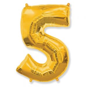 Цифра золота 60см К - 5