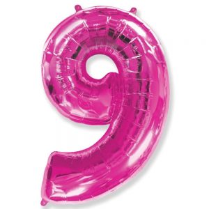 Цифра малинова 100см F - 9