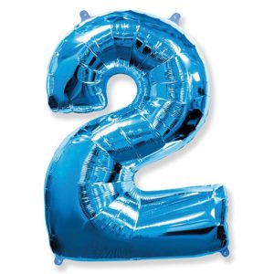 Цифра синя 100см F - 2