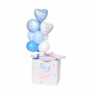 Біла коробка хлопчик чи дівчинка