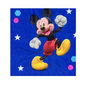 Серветки святкові паперові Міккі Маус