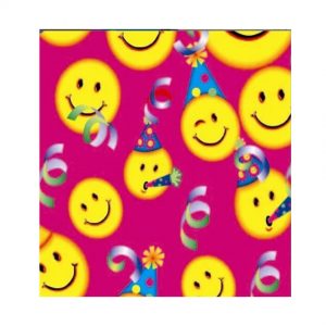 Серветки святкові паперові Смайлики