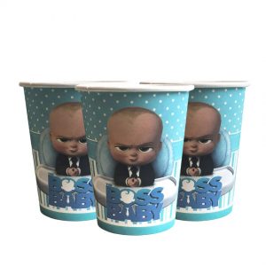 Стаканчики одноразові тематичні паперові Бебі Бос