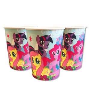 Стаканчики одноразові тематичні паперові Маленькі Поні My little pony