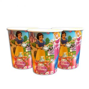 Стаканчики одноразові тематичні паперові Принцеси