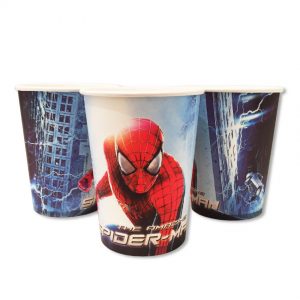 Стаканчики одноразові тематичні паперові Спайдермен