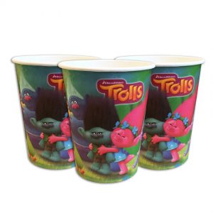 Стаканчики одноразові тематичні паперові Тролі