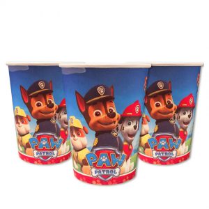 Стаканчики одноразові тематичні паперові Щенячий патруль
