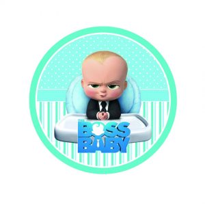 Тарілки одноразові тематичні  паперові Бебі Бос