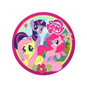 Тарілки одноразові тематичні паперові Маленькі Поні My little pony