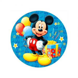 Тарілки одноразові тематичні паперові Міккі Маус