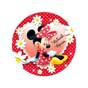 Тарілки одноразові тематичні паперові Міні Маус