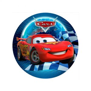 Тарілки одноразові тематичні паперові Тачки