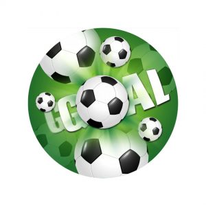 Тарілки одноразові тематичні паперові Футбол