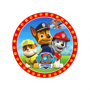 Тарілки одноразові тематичні  паперові Щенячий патруль