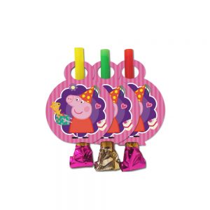 Язичок гудок карнавальний рожева Свинка Пеппа