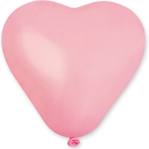 Пастельне рожеве серце "17" (44см)