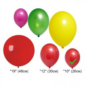 Пастельні і Перламутрові "10" (D=26см)