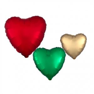 Серця сатин