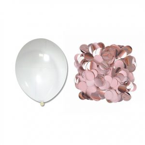 ЗН кружечки-рожеве золото "10" (26см)