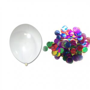 ЗН кружечки-різнокольорові металік "10" (26см)