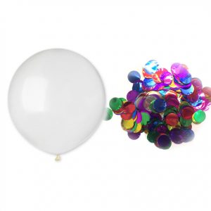 ЗН кружечки-різнокольорові металік "19" (48см)