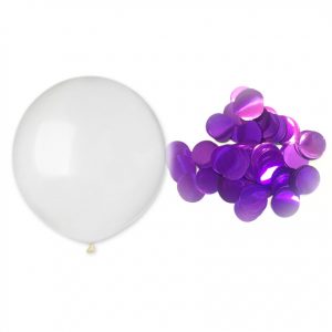 ЗН кружечки-фіолетовий металік "19" (48см)