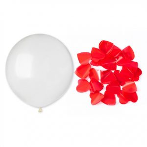 ЗН сердечка-червоні 2,5см “19” (48см)