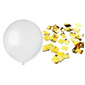 ЗН квадратики-золоті "19" (48см)