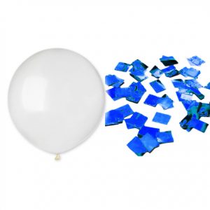 ЗН квадратики-синій металік "19" (48см)