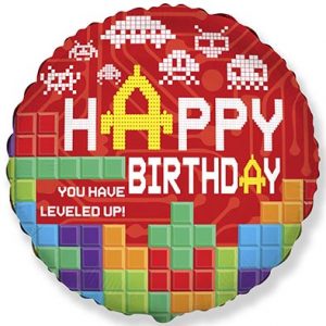 Круг Happy Birthday кубики тетріс Fl