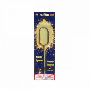 Свічка золото Бенгальський вогник - 0