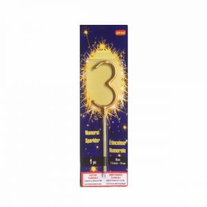 Свічка золото Бенгальський вогник - 3