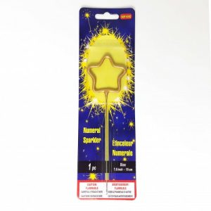 Свічка золото Бенгальський "Зірка"