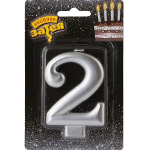 Свічка - срібло "2"