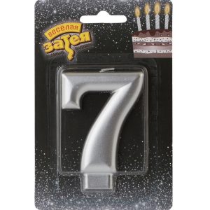 Свічка - срібло "7"