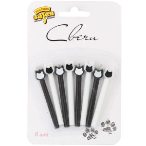 Свічка для торта Котики 6см 8шт