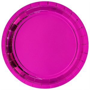 Тарілки Яскраво рожевий 17см 6 шт