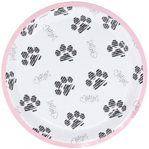 Тарілки бумажні  котики 23см 6шт