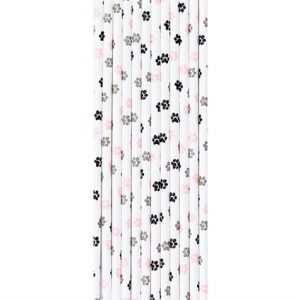 Трубочки бумажні котики 12шт