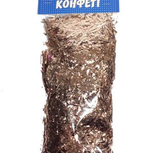 Конфеті мішура рожеве золото 100г