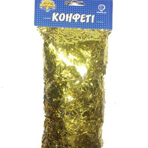 Конфеті мішура золото 100г