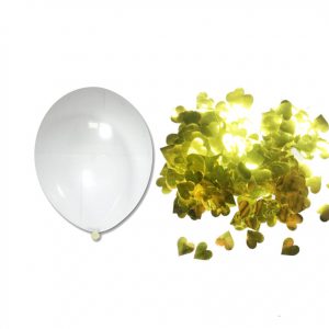 ЗН  серця золоті середні "10" (26см)