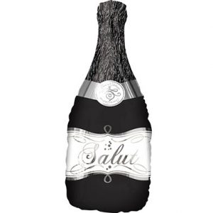 Пляшка шампанського чорна США An