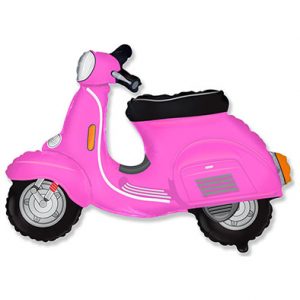 Скутер рожевий Fl