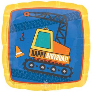 Квадрат Happy Birthday Екскаватор S40 США An